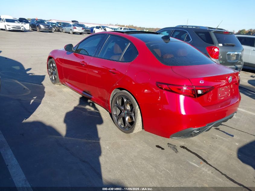 2018 ALFA ROMEO GIULIA TI SPORT RWD ZARFAECN6J7563774