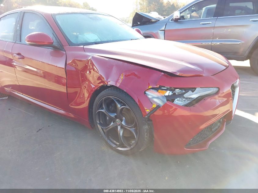 2018 ALFA ROMEO GIULIA TI SPORT RWD ZARFAECN6J7563774