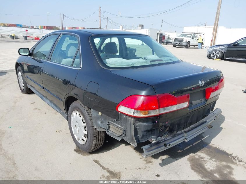 2002 Honda Accord 2.3 Lx VIN: 3HGCG66582G705529 Lot: 43614986
