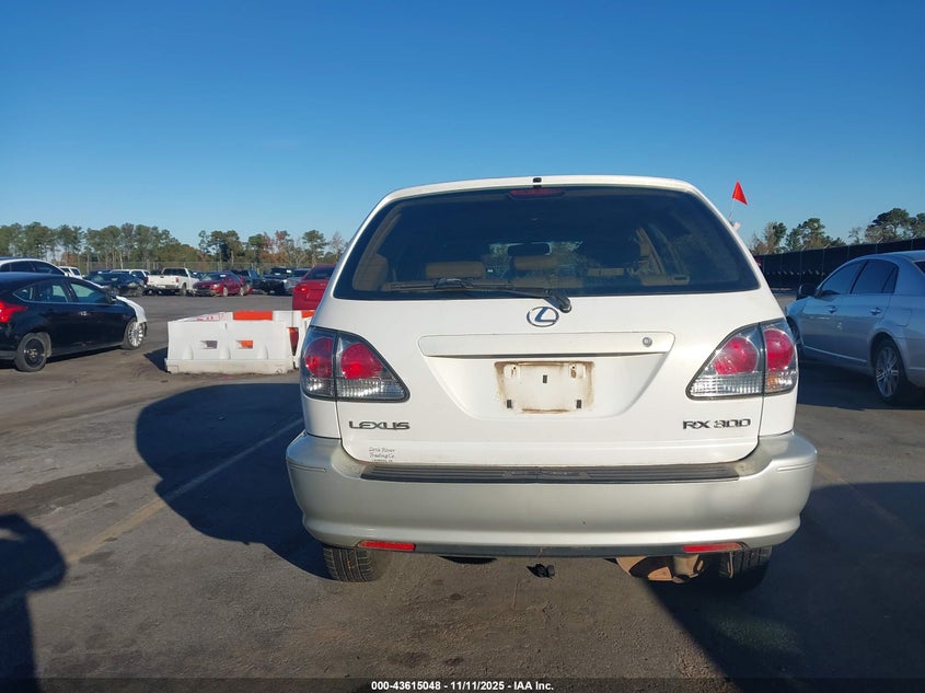 2001 Lexus Rx 300 VIN: JTJGF10U810112338 Lot: 43615048