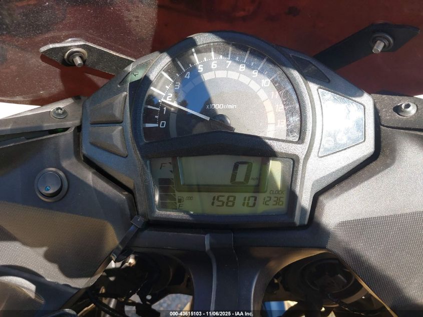 2016 Kawasaki Ex650 F VIN: JKAEXEF1XGDA29729 Lot: 43615103