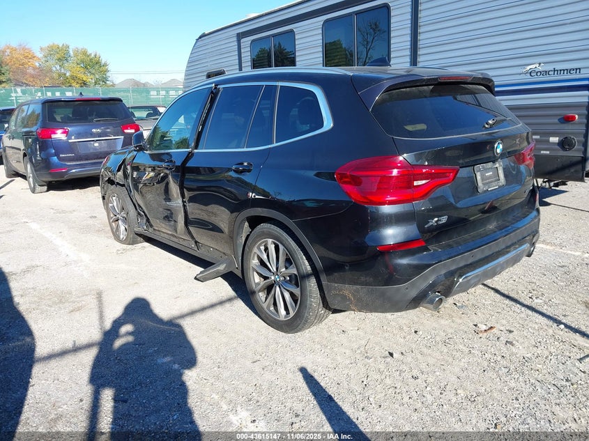 2019 BMW X3 xDrive30I VIN: 5UXTR9C56KLP81668 Lot: 43615147