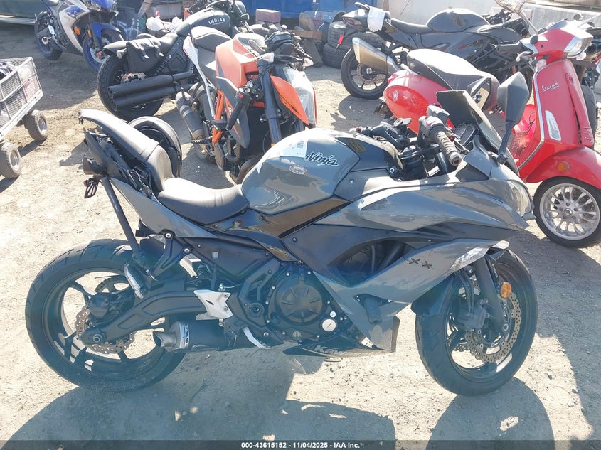 2018 Kawasaki Ex650 F VIN: JKAEXEK11JDA26361 Lot: 43615152