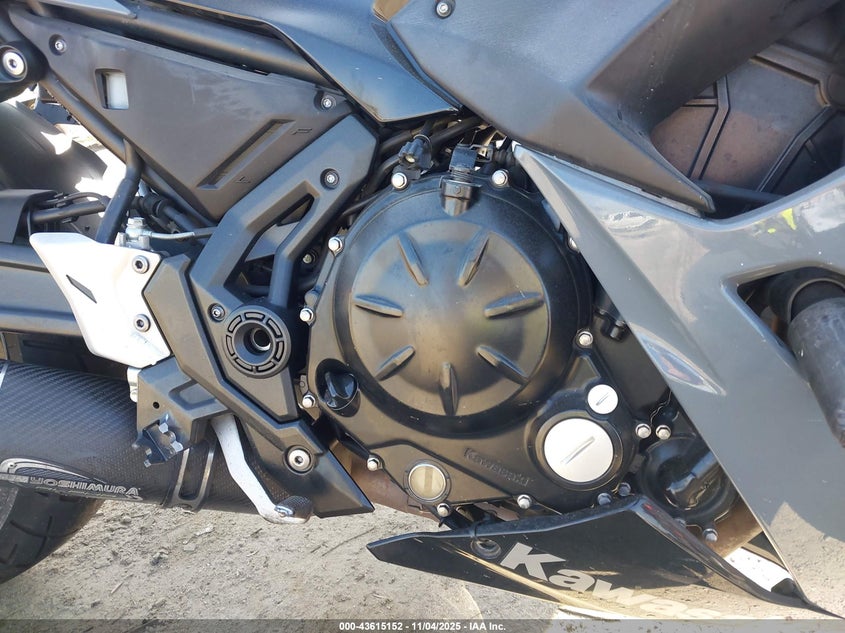 2018 Kawasaki Ex650 F VIN: JKAEXEK11JDA26361 Lot: 43615152