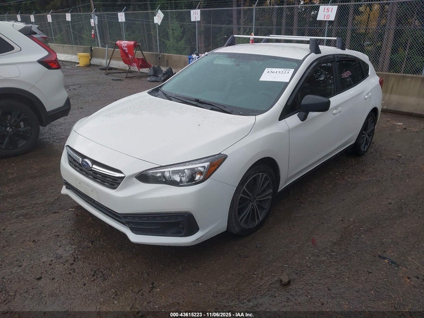 4S3GTAB65N3701443 2022 SUBARU IMPREZA photo no. 2