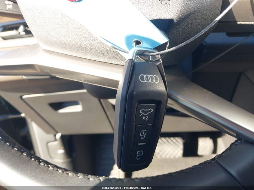 2025 Audi Q6 E-Tron Premium Quattro VIN: WA114BGF7SA027573 Lot: 43615233