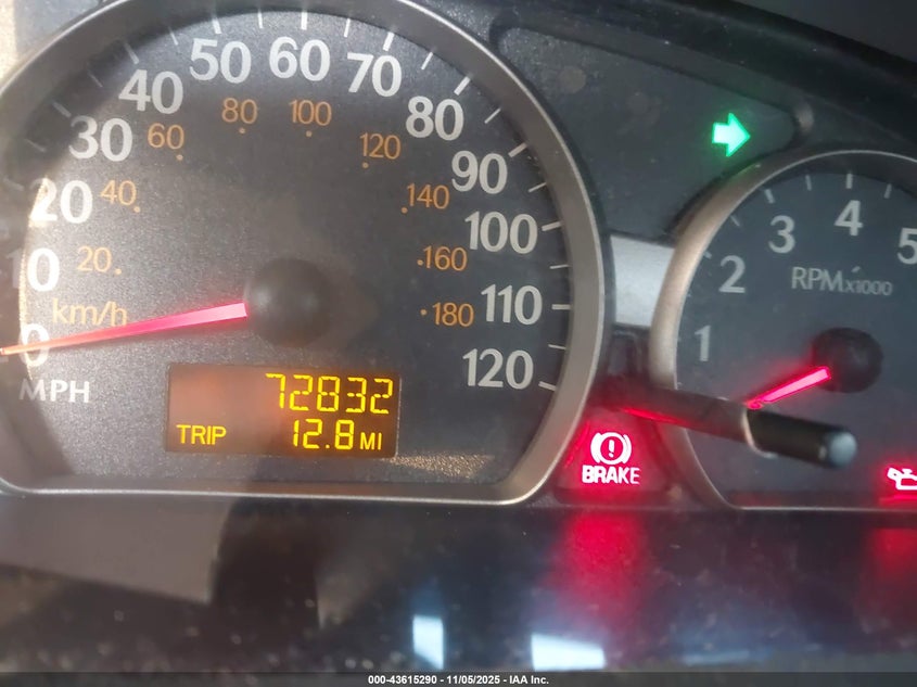 2004 Saturn Ion 1 VIN: 1G8AG52F64Z122825 Lot: 43615290