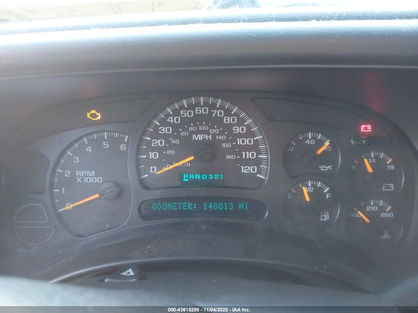 2003 Chevrolet Avalanche 1500 VIN: 3GNEK13T93G136193 Lot: 43615298