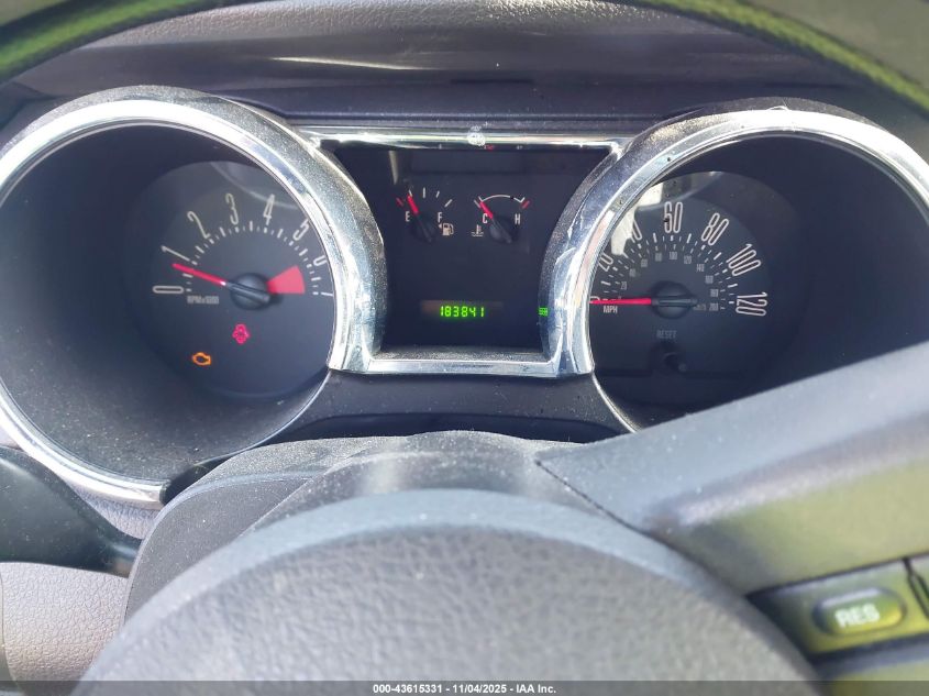 2008 Ford Mustang V6 Deluxe/V6 Premium VIN: 1ZVHT80N185129235 Lot: 43615331