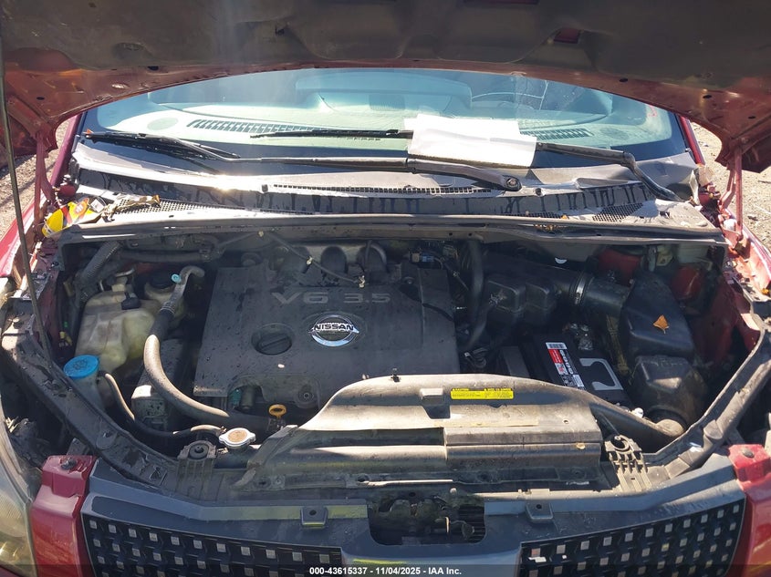 2006 Nissan Quest 3.5 VIN: 5N1BV28U56N126598 Lot: 43615337