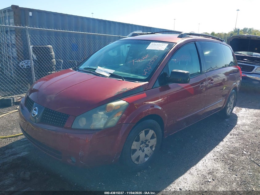 2006 Nissan Quest 3.5 VIN: 5N1BV28U56N126598 Lot: 43615337