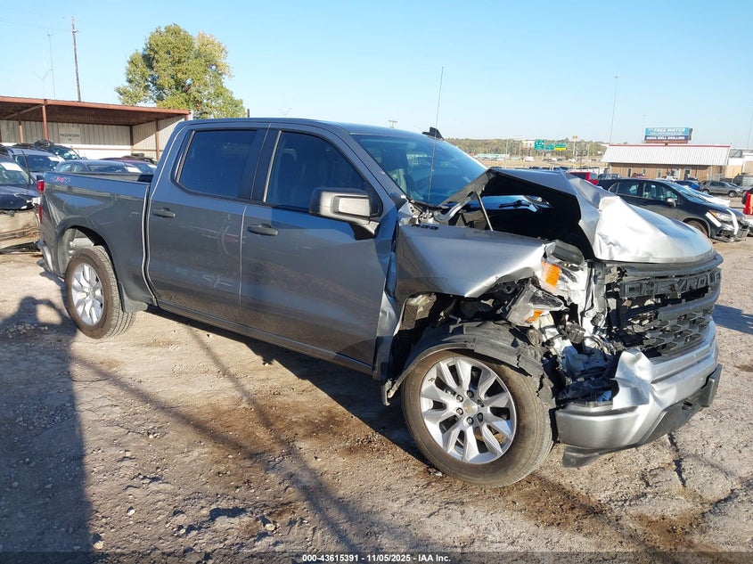 2023 CHEVROLET SILVERADO 1500 4WD  SHORT BED CUSTOM - 3GCPDBEK8PG269166
