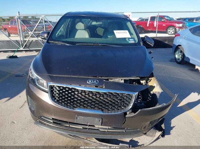 2018 KIA SEDONA LX KNDMB5C12J6376307