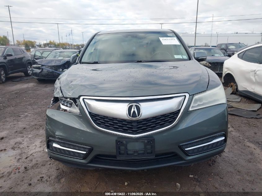 2014 Acura Mdx Technology Package VIN: 5FRYD4H49EB030675 Lot: 43615422