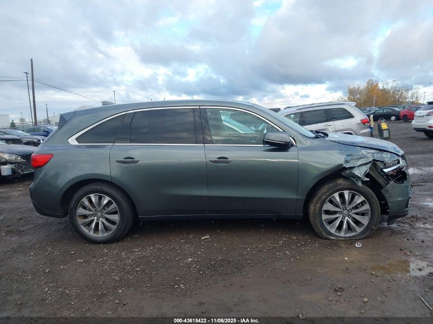 2014 Acura Mdx Technology Package VIN: 5FRYD4H49EB030675 Lot: 43615422