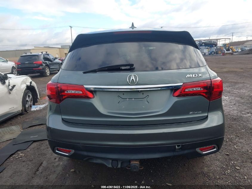 2014 Acura Mdx Technology Package VIN: 5FRYD4H49EB030675 Lot: 43615422