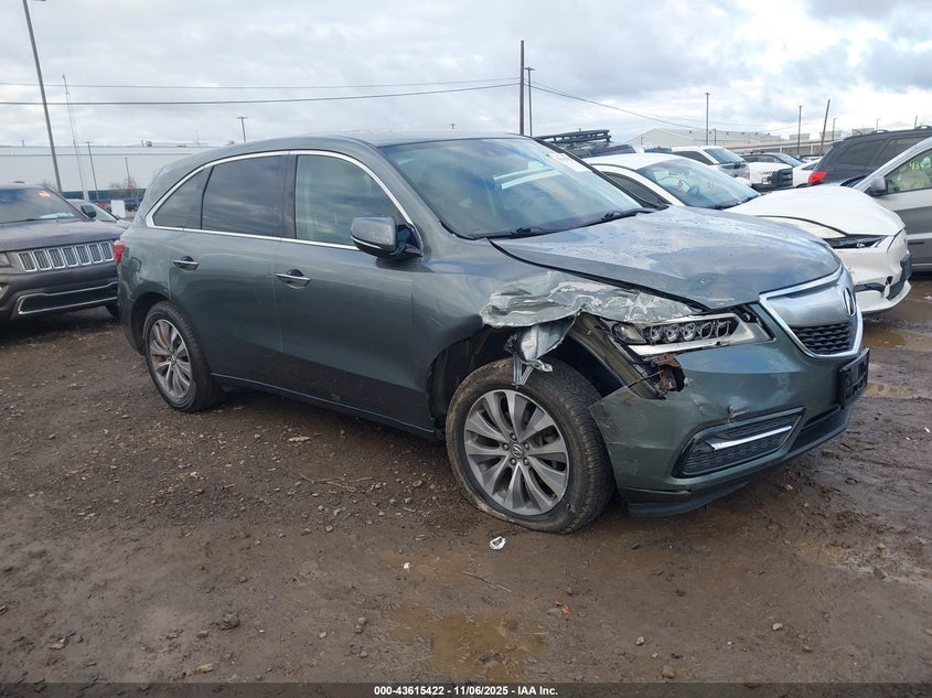 2014 Acura Mdx Technology Package VIN: 5FRYD4H49EB030675 Lot: 43615422