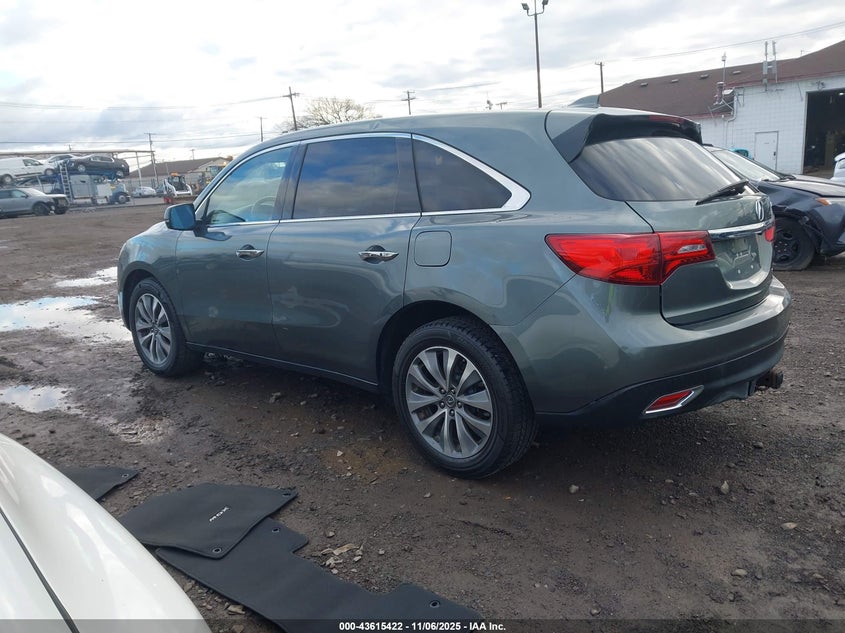 2014 Acura Mdx Technology Package VIN: 5FRYD4H49EB030675 Lot: 43615422