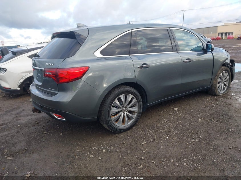 2014 Acura Mdx Technology Package VIN: 5FRYD4H49EB030675 Lot: 43615422