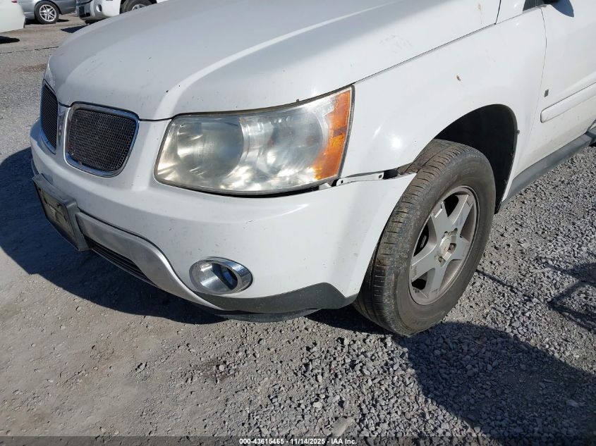 2007 Pontiac Torrent VIN: 2CKDL73F276250707 Lot: 43615465