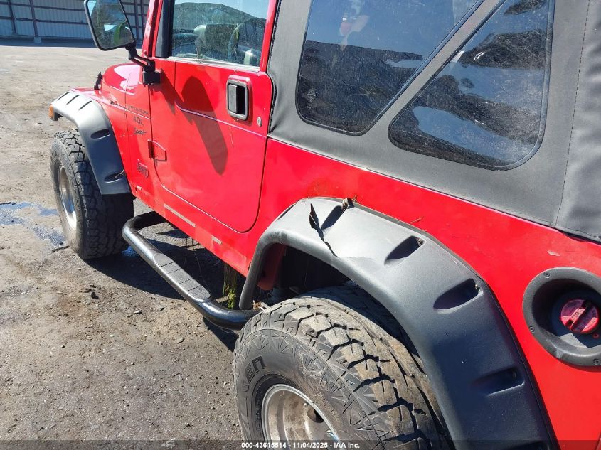 1998 Jeep Wrangler Sport VIN: 1J4FY19S3WP714082 Lot: 43615514