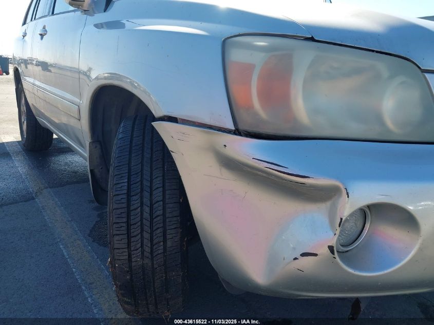 2004 Toyota Highlander V6 VIN: JTEDP21A040014157 Lot: 43615522