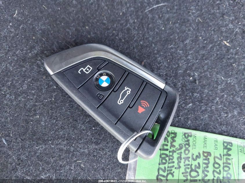 2025 BMW 330I VIN: 3MW69CW03S8F40926 Lot: 43615523