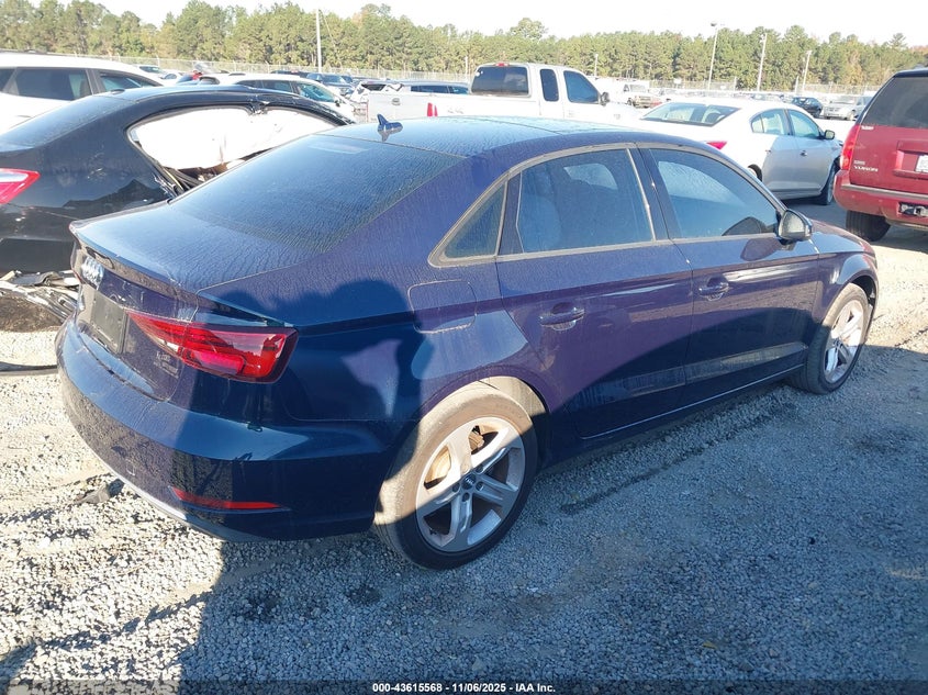 2018 Audi A3 2.0T Premium/2.0T Tech Premium VIN: WAUAUGFF8J1030059 Lot: 43615568