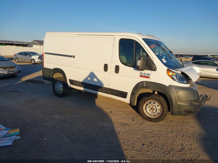 2020 Ram Promaster 1500 Low Roof 136 Wb VIN: 3C6TRVAG5LE123890 Lot: 43615599