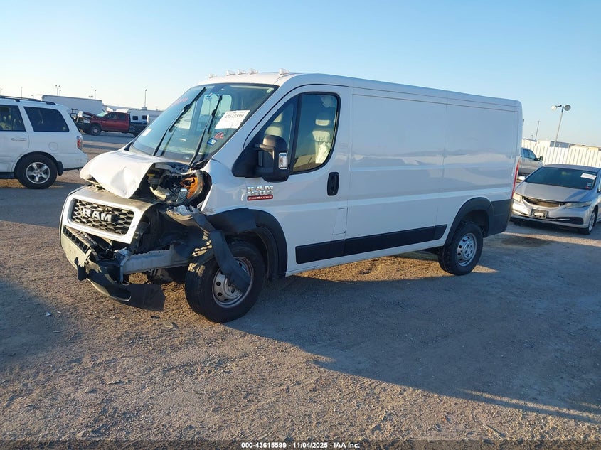 2020 Ram Promaster 1500 Low Roof 136 Wb VIN: 3C6TRVAG5LE123890 Lot: 43615599