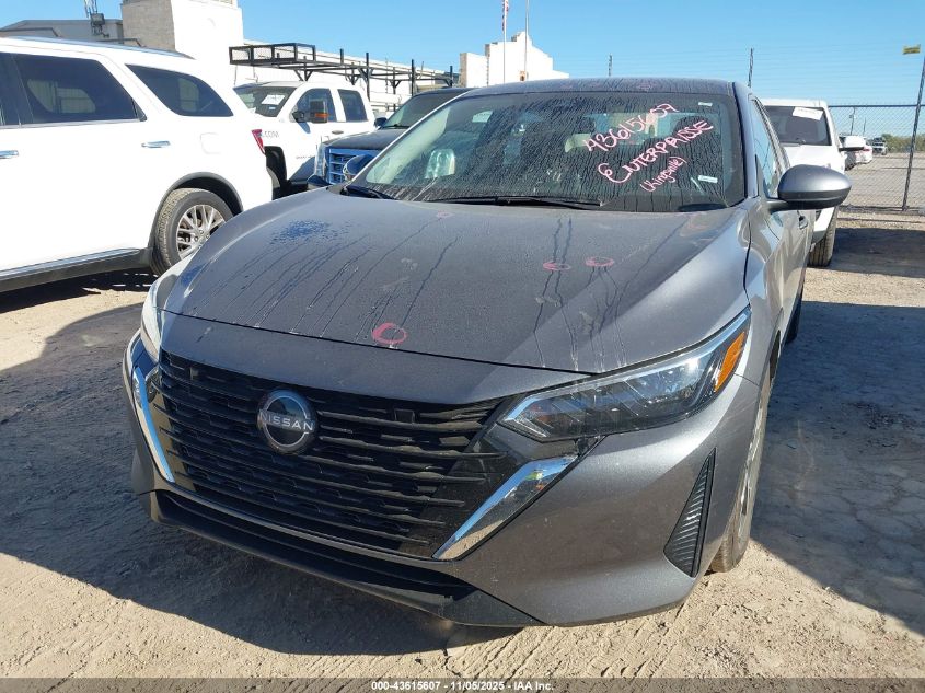 2025 NISSAN SENTRA SV 3N1AB8CV3SY295210