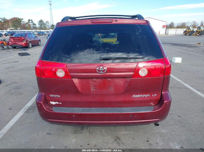2009 Toyota Sienna Le VIN: 5TDZK23C99S270812 Lot: 43615614