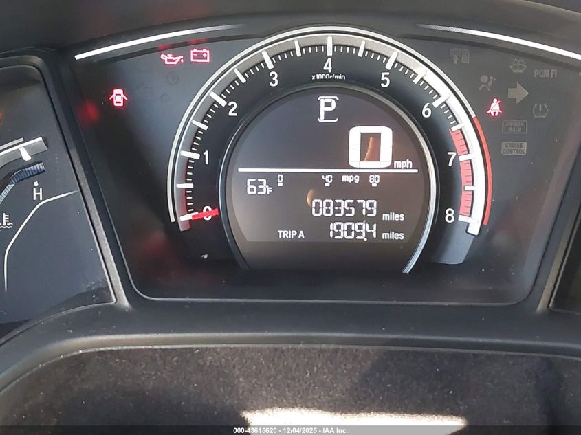 2018 Honda Civic Lx VIN: SHHFK7H25JU232212 Lot: 43615620