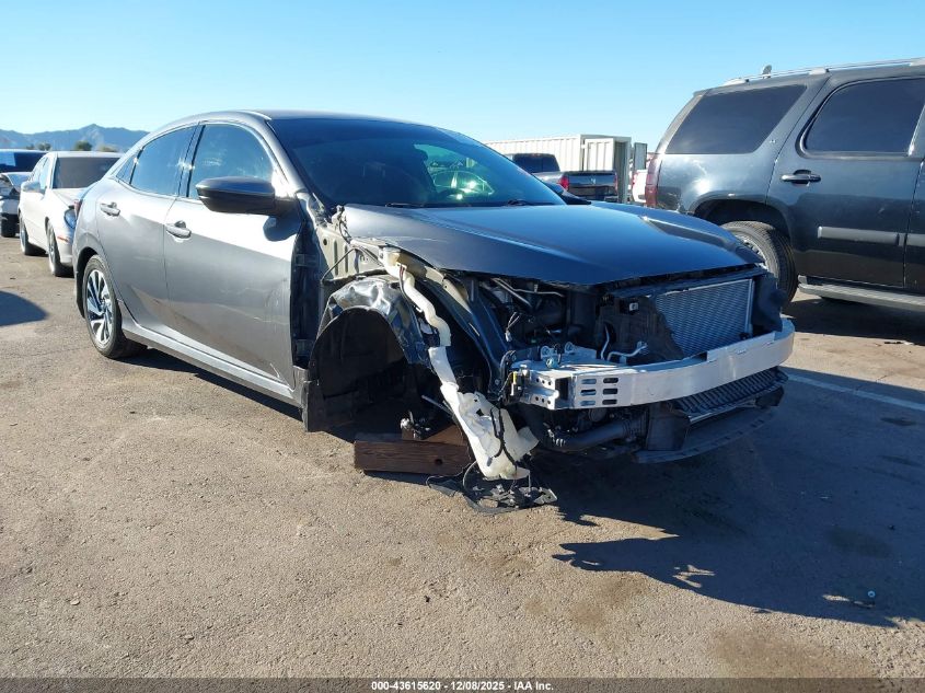 2018 Honda Civic Lx VIN: SHHFK7H25JU232212 Lot: 43615620