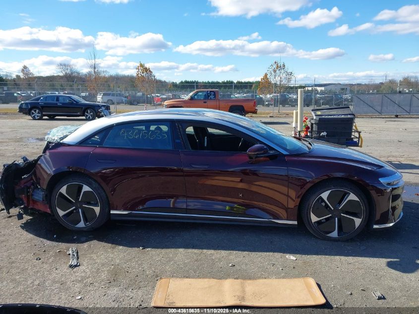 2023 Lucid Air Touring VIN: 50EA1TEA1PA005275 Lot: 43615635
