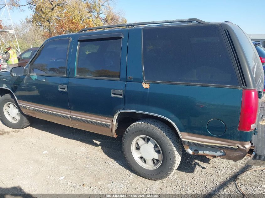 1996 Chevrolet Tahoe C1500 VIN: 1GNEC13R2TJ348322 Lot: 43615656