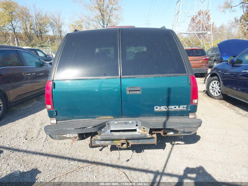 1996 Chevrolet Tahoe C1500 VIN: 1GNEC13R2TJ348322 Lot: 43615656