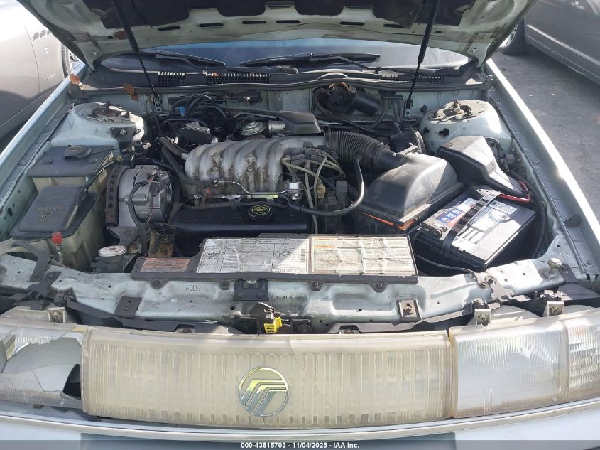 1990 Mercury Sable Gs VIN: 1MECM50U6LA625565 Lot: 43615703