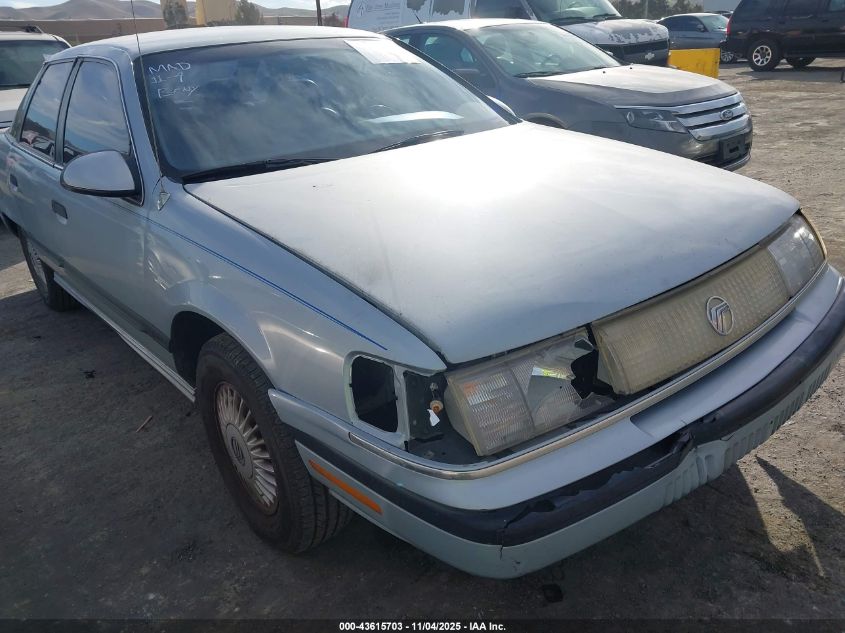 1990 Mercury Sable Gs VIN: 1MECM50U6LA625565 Lot: 43615703