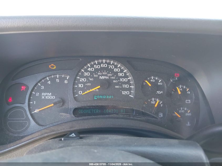 2004 Chevrolet Avalanche 1500 VIN: 3GNEK12T04G131726 Lot: 43615709