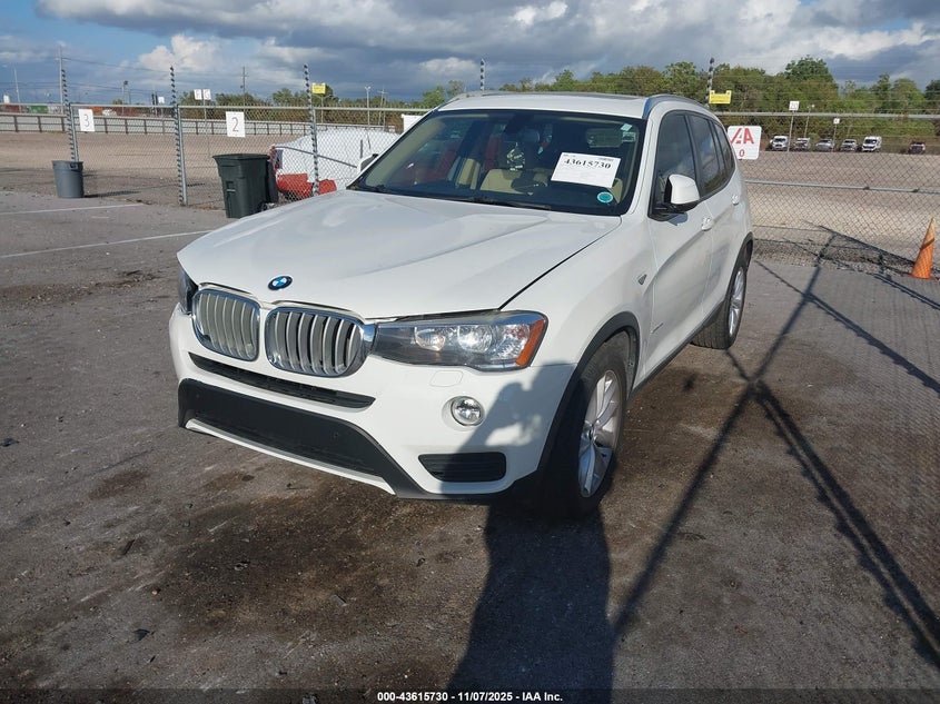 2017 BMW X3 Sdrive28I VIN: 5UXWZ7C35H0V92049 Lot: 43615730