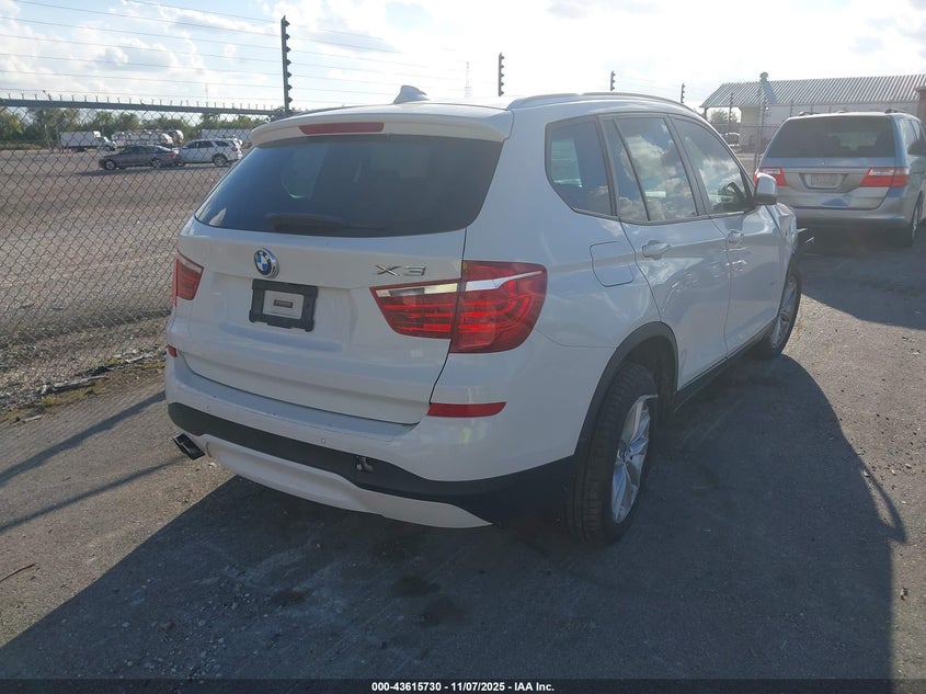 2017 BMW X3 Sdrive28I VIN: 5UXWZ7C35H0V92049 Lot: 43615730