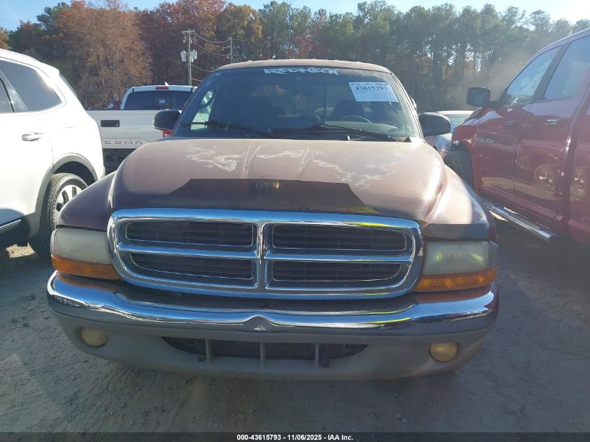 2000 Dodge Dakota Slt/Sport VIN: 1B7GL2AX5YS689904 Lot: 43615793