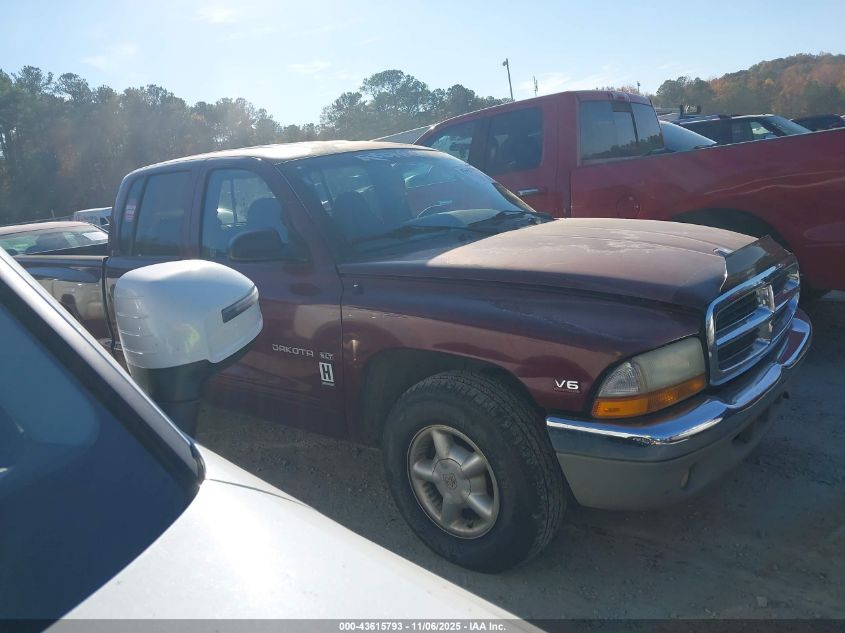 2000 Dodge Dakota Slt/Sport VIN: 1B7GL2AX5YS689904 Lot: 43615793