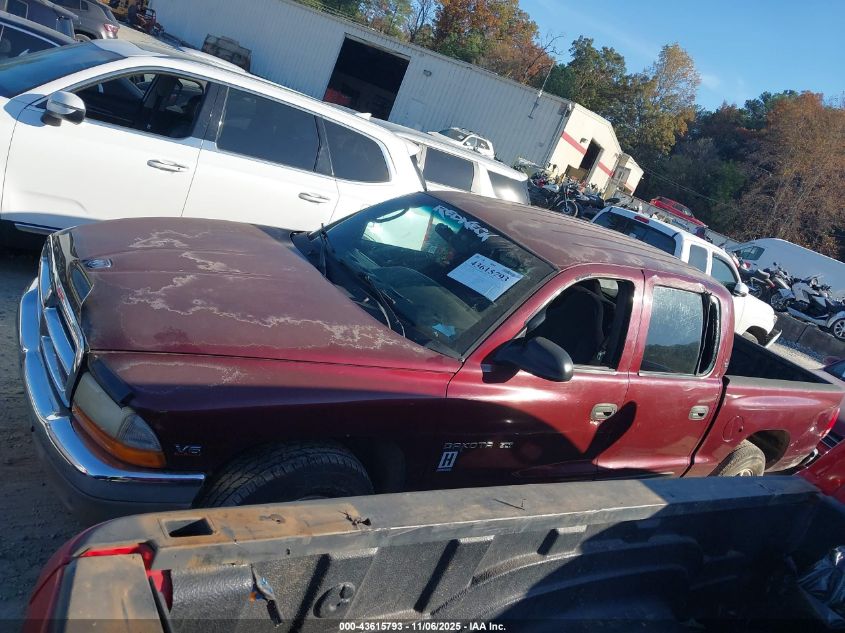 2000 Dodge Dakota Slt/Sport VIN: 1B7GL2AX5YS689904 Lot: 43615793