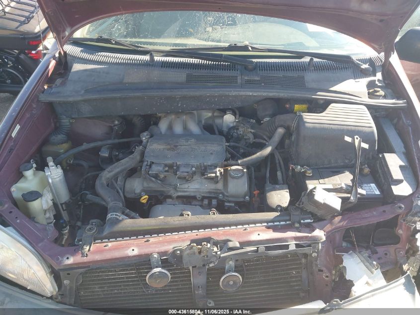 2000 Toyota Sienna Le VIN: 4T3ZF13CXYU190625 Lot: 43615804