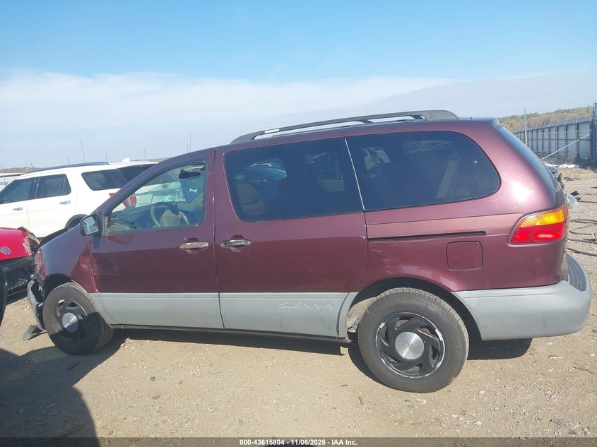 2000 Toyota Sienna Le VIN: 4T3ZF13CXYU190625 Lot: 43615804
