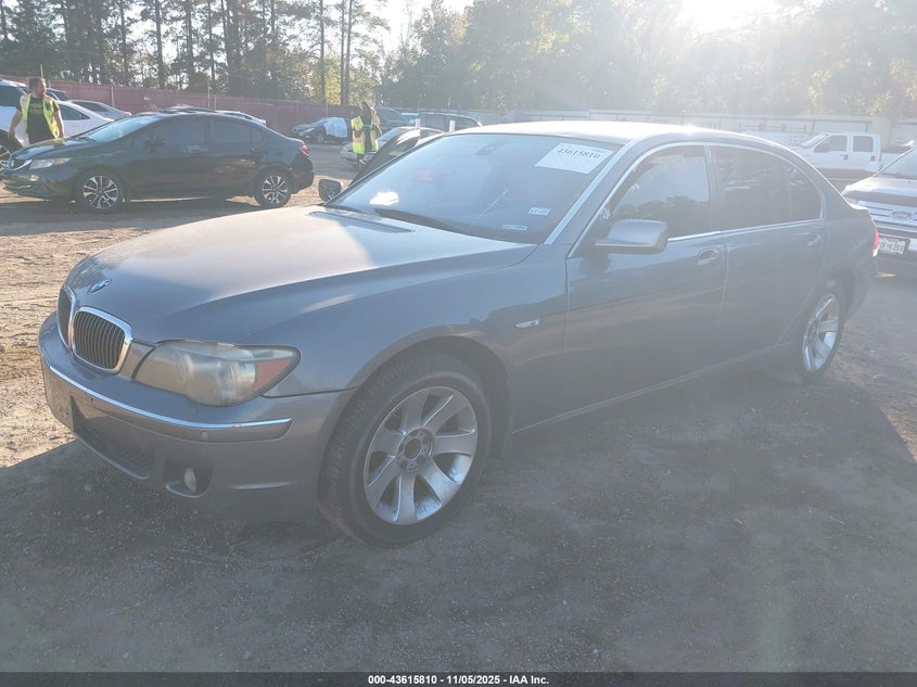 2007 BMW 750Li VIN: WBAHN83597DT72656 Lot: 43615810
