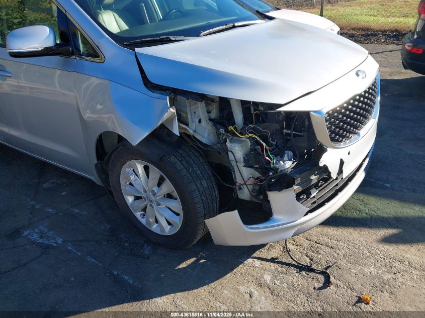 2018 Kia Sedona Ex VIN: KNDMC5C15J6350331 Lot: 43615816