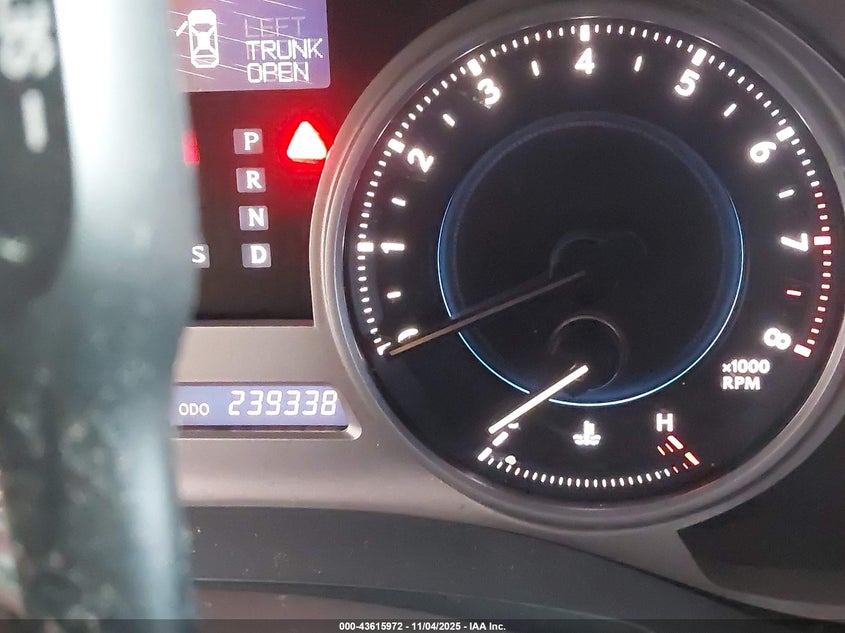 2007 Lexus Is 250 VIN: JTHBK262975036160 Lot: 43615972